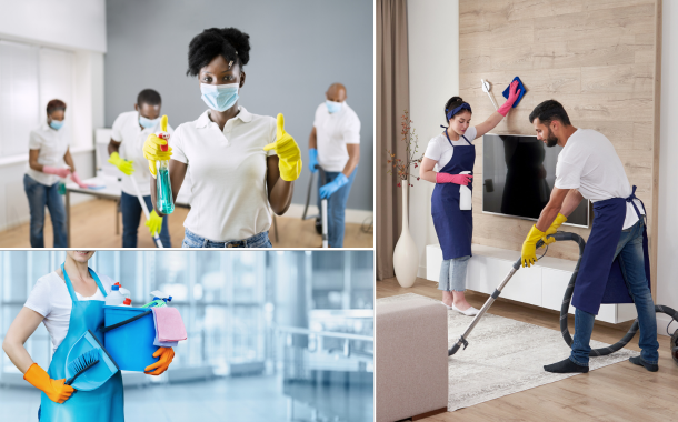 dedicated team of cleaning professionals